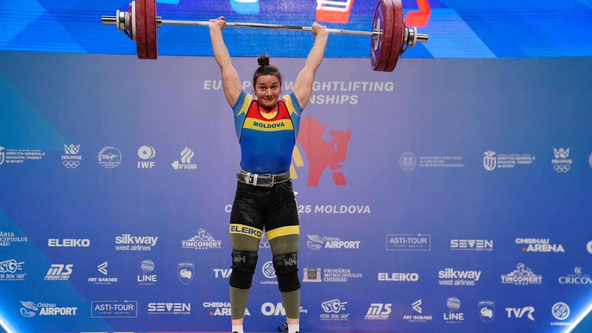 Молдавские тяжелоатлеты успешно выступили на чемпионате Европы в Кишиневе 
