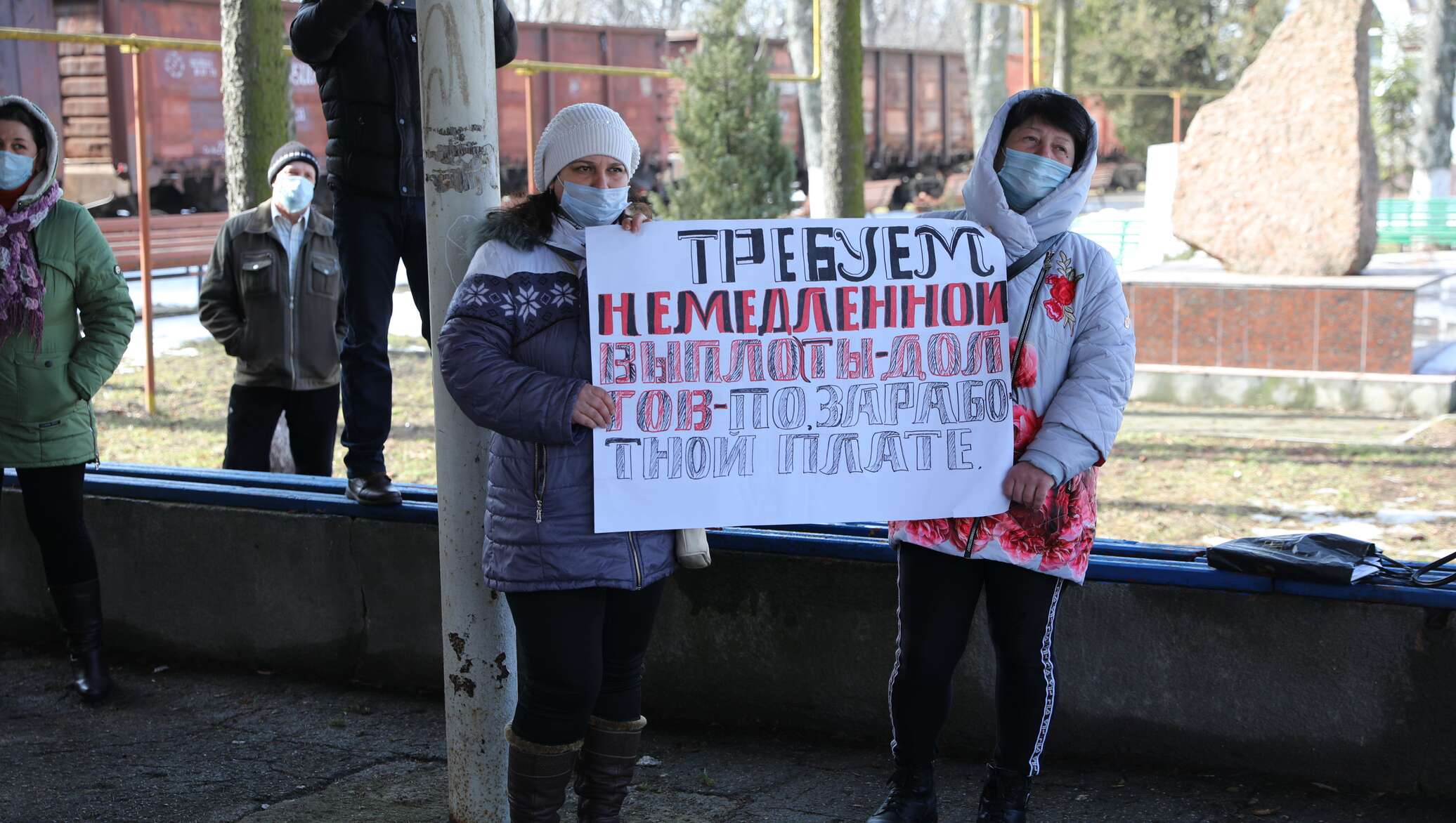 Окницкие железнодорожники протестуют и готовятся к отчаянным мерам
