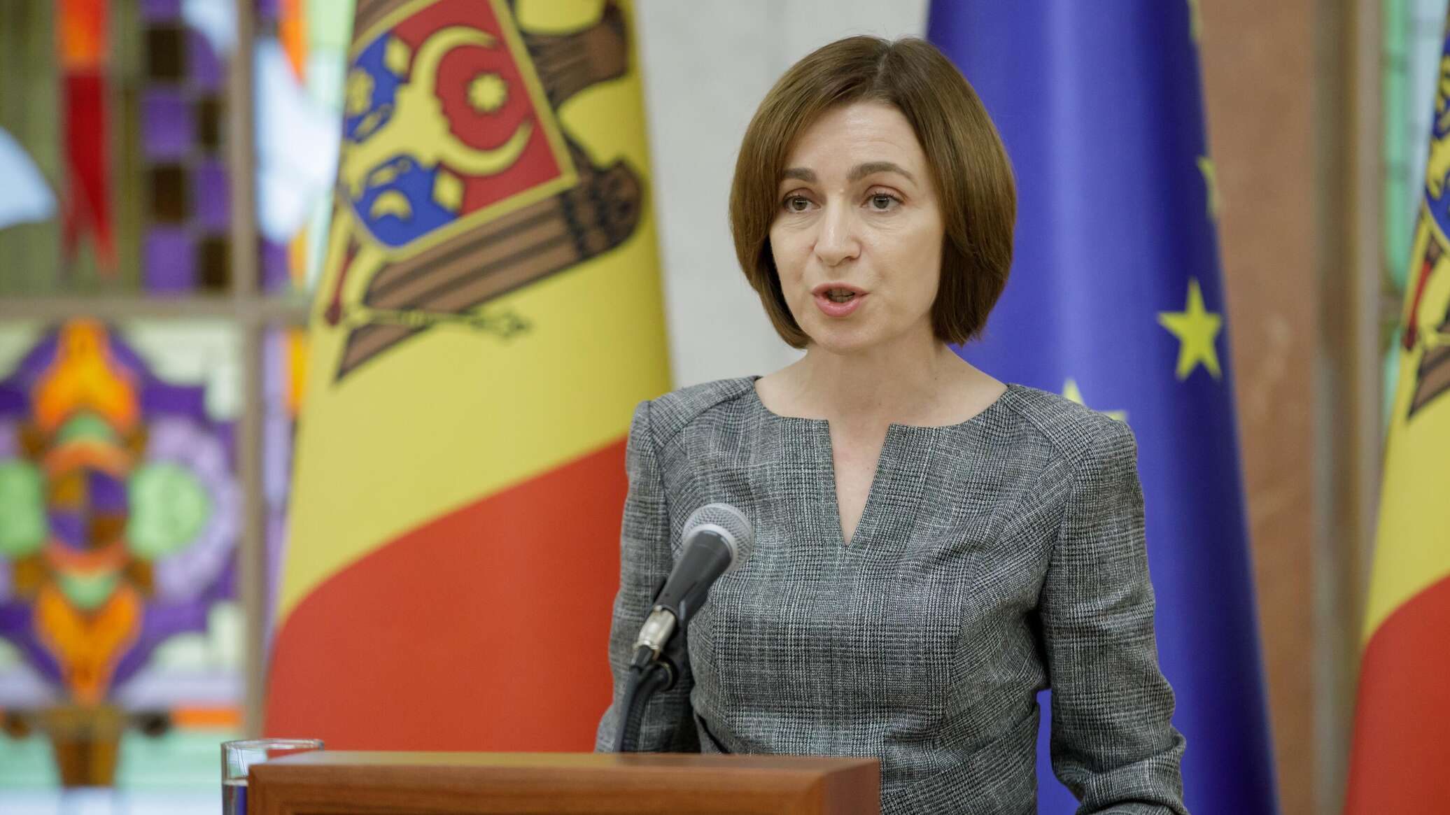 Санду на Форуме мира рассказала об опасности социальных сетей 