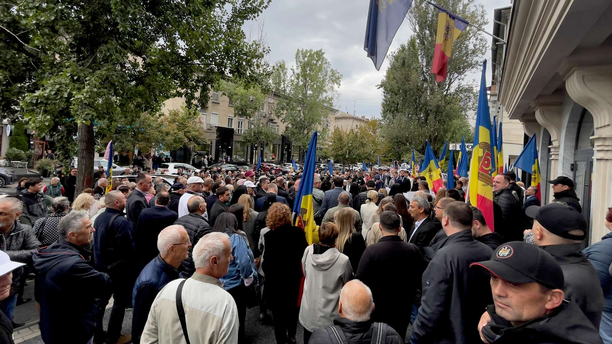 Opoziția a organizat un protest pe fondul majorării tarifelor la gaze în Republica Moldova 